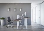 Cadru birou Flexi Desk, cu inaltime reglabila electric : 1450 lei