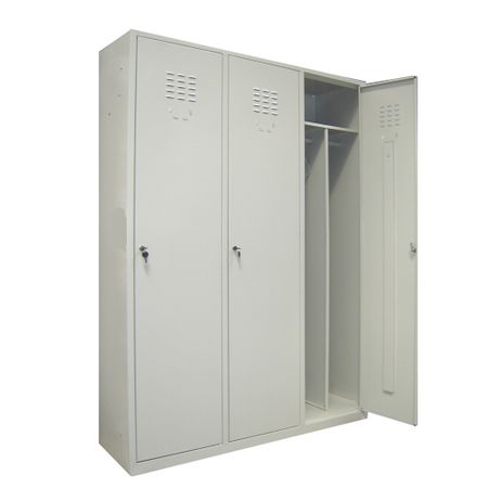 Vestiar compartimentat cu 3 usi